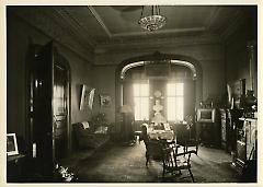 View of Rear parlor, Miss Harriet White's house, 2 Pierrepont Place, Brooklyn N.Y.