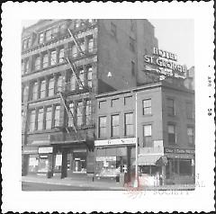 [Southwest corner of Fulton and Clark Streets.]