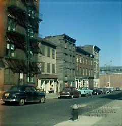 [West side of Hicks Street looking north.]