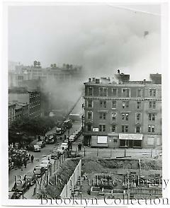 [Fire in downtown Brooklyn]