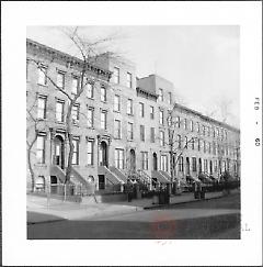 [View of part of north side of President Street between Smith Street and Hoyt Street.]