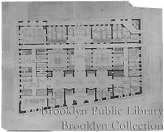 Ground plan, new Municipal Building, Brooklyn