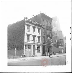 [East side of Lawrence Street. Brooklyn Press (Printing) at left, #59 Lawrence Street.]