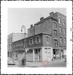 [Northeast corner of Henry Street (left) and Middagh Street. ]