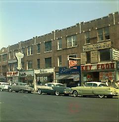 [View of south side of Kings Highway.]