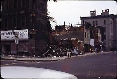 [Destroyed building next to Ruth & Sam Book Shop]