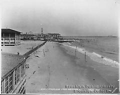 Beach looking east from Whitney's