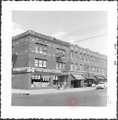 [Avenue U, looking northeast.]