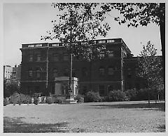 [North facade of Pratt Institute Library] 