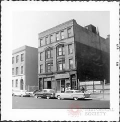 [George I. Vickers Printing Co., #943 Fulton Street is at right.]