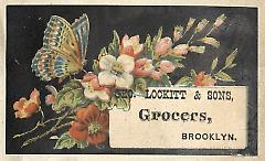 Tradecard. George Lockitt and Sons. Brooklyn.