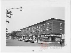 [View of east side of Rogers Avenue.]