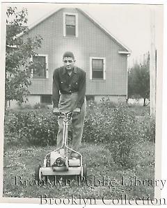 [Don Newcombe at home]