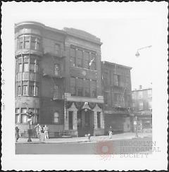 [Southwest corner of Ft. Greene Place and DeKalb Avenue at left.]