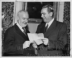 Joseph G. Moriarty and Mayor O'Dwyer