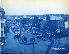 [4th Avenue subway construction site]