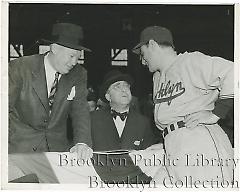 [Branch Rickey with Leo Durocher]