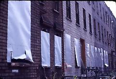 [Side view of townhouses]