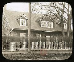 House opposite cemetery