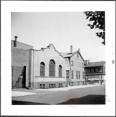 [West side of Lawrence Street looking north. ]