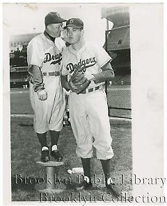 Mgr. Chuck Dressen and Chris Van Cuyk, 6 ft. 6''