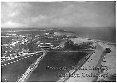 [Aerial view of Coney Island]