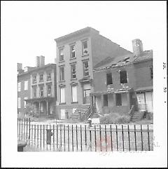 [Old houses on north side of Johnson Street. Between Jay Street and Lawrence Street.]