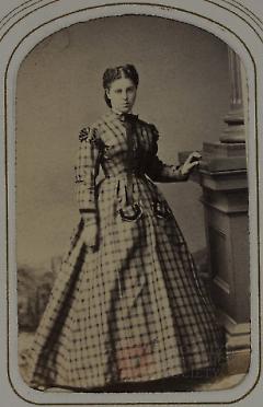 [Woman in Patterned Dress]