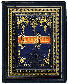 Tradecard scrapbook cover.