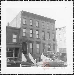 [Luncheonette At #218 DeKalb Avenue (right).]