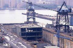 [Ship being built in dry dock #2]