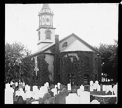 Views: U.S., Brooklyn. Brooklyn churches; synagogues. View 018: Old Dutch Church, Flatbush, Brooklyn.