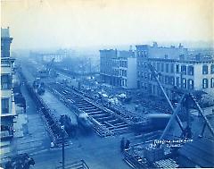 [4th Avenue subway construction site]