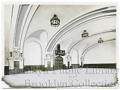 [Interior of armory in Crown Heights]