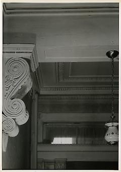 Console, front hall. Lay House, 11 Cranberry Street, Brooklyn, N.Y. (detail).