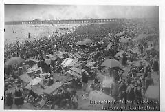 [Crowd at Coney Island Beach]