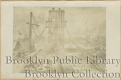[Brooklyn Bridge lithograph]
