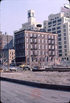 [Building on Furman street, from pier at Fulton Ferry Landing, Brooklyn]