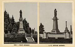 Thomas T. Read's Monument. G.W. Burnham's Monument.
