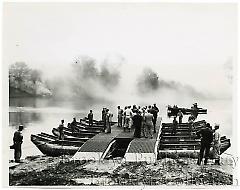 [Pontoon bridge at Camp Drum]