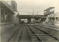 Looking west from 150 feet east of Fort Hamilton Ave. showing bridge and station steel work