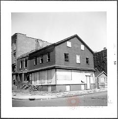 [Northwest corner of Lawrence Street (right) and Johnson Street.]