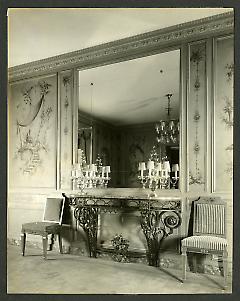 Weil-Worgelt apartment; console table in French eighteenth-century revival style.