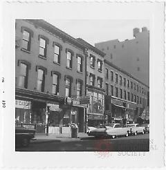 [View of east side of Bridge Street.]