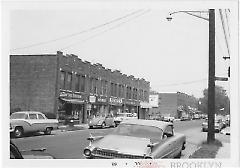 [View looking east along Voorheis [sic] Avenue.]