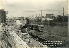 Looking north west from 15th Ave. showing progress of work