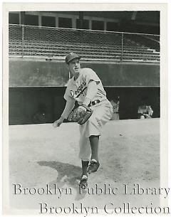 [Three views of Clyde King in pitching poses]