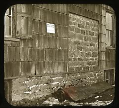 Side of Peck House, Lincoln [Avenue] and Pitkin [Avenue]