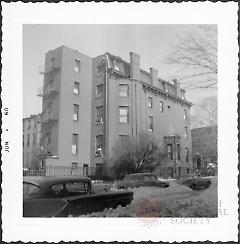 [Rear view of house on northwest corner of Sixth Avenue and Park Place.]