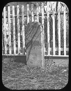 Views: Brooklyn. Various. View 006: Mile-stone. Neck Road & Ryders Lane. '8 miles and 3 quarters to Brockland Ferry.'